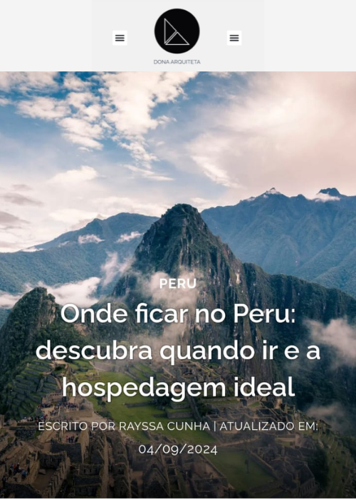 ONDE FICAR NO PERU: DESCUBRA QUANDO IR E A HOSPEDAGEM IDEAL – DONA ARQUITETA – 09.24